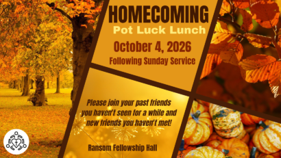 Homecoming Pot Luck 2026