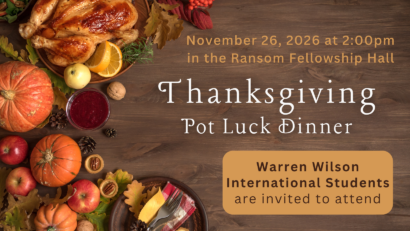 Thanksgiving Dinner 2026
