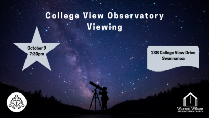 College View Observatory Viewing